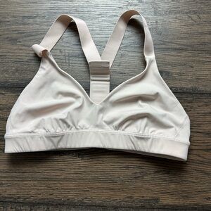 Athleta Cream Sports Bra